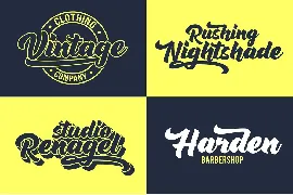 Rushing Nightshade font