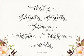 Roselina Script font