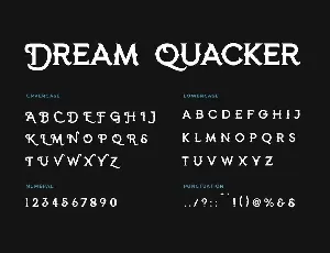 Dream Quacker Serif Display Font