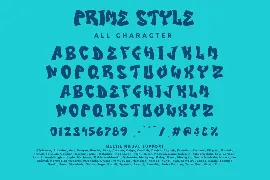 Prime Style font