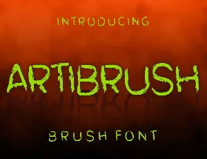 Artibrush font