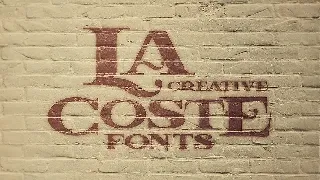 LaCoste Typeface font