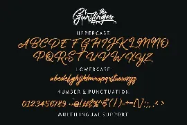 The Gunslinger font