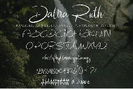 Delira Ruth font