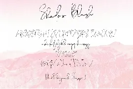 Shadow Blush font