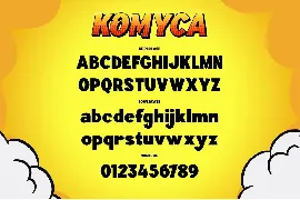 Komyca Layered Comic Typeface font