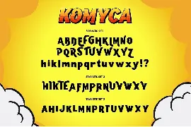 Komyca Layered Comic Typeface font