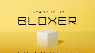 Bloxer Font