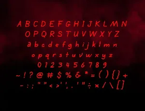 Blodys - Blood Display Font