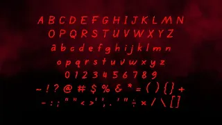 Blodys - Blood Display Font