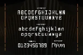 Demonic - Monospace Sport Typeface font