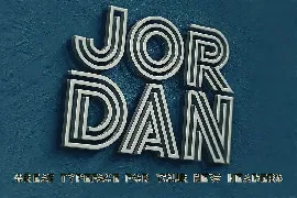 Jordan - Display Font