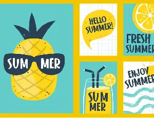 Summer Sunshine font