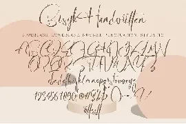 Bisyk Handwritten font