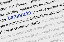 Lemonida Modern Serif Font