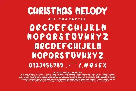 Christmas Melody font