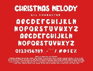 Christmas Melody font