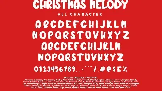 Christmas Melody font