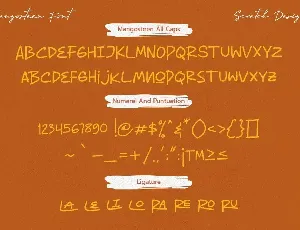 Mangosteen Font Duo