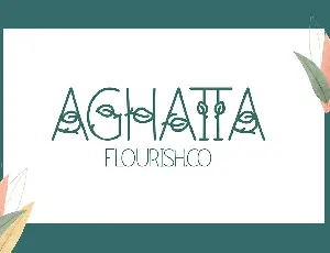 Arleafia | Decorative Font