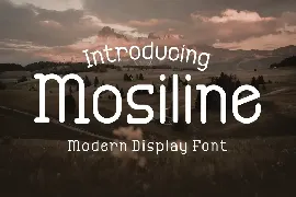 Mosiline Font