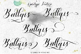 Ballqis Script font