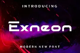 Exneon Font