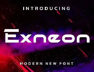 Exneon Font