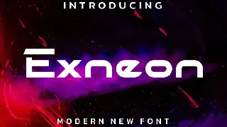 Exneon Font