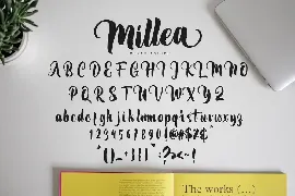 Millea font