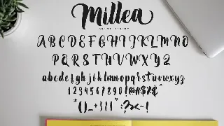 Millea font