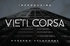 Vetti Corsa font