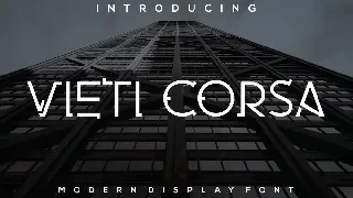 Vetti Corsa font