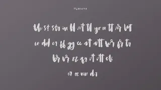 you are stranger font