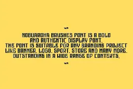 Nobuaroha Brushes font