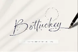 Bottucke Signature Script font