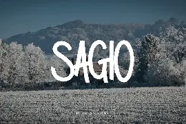 Sagio - Display Font