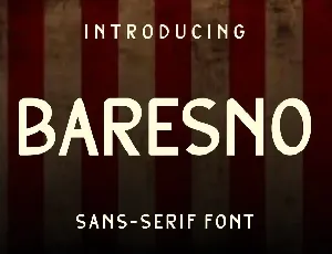 Baresno font