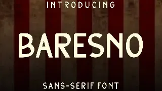 Baresno font