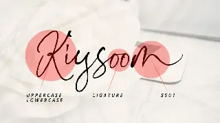 Kiysoom Signature font