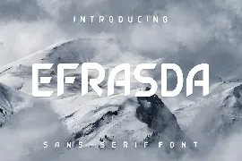 Efrasda font