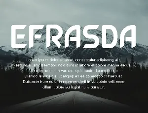 Efrasda font