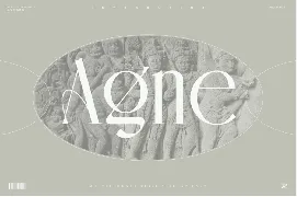 Agne font