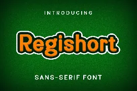 Regishort font