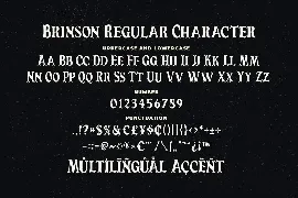 Brinson Regular - Vintage Serif Font