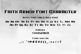 Faith Armor Modern Serif Font