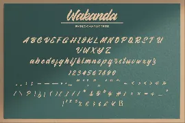 Wakanda font