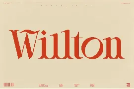 Willton font