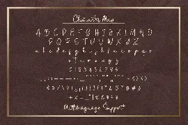 Clatterson font