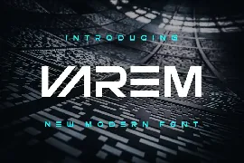 Varem - Modern Font